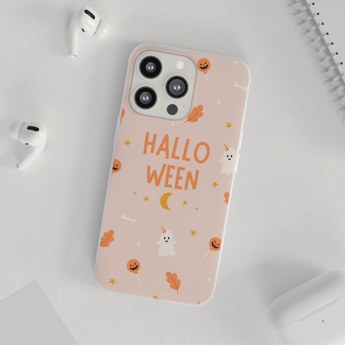 Halloween Flexible Phone Cases – Compatible with iPhone 15, 14, 13, Pro, Pro Max & Plus