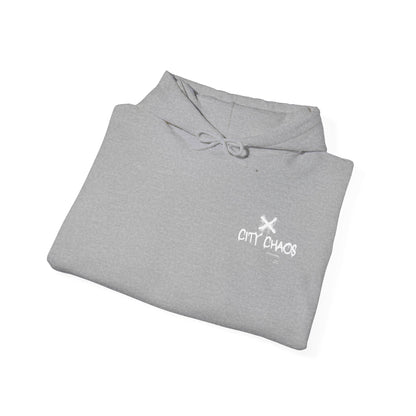 City Chaos Apparel Signature Sports Grey Hoodie