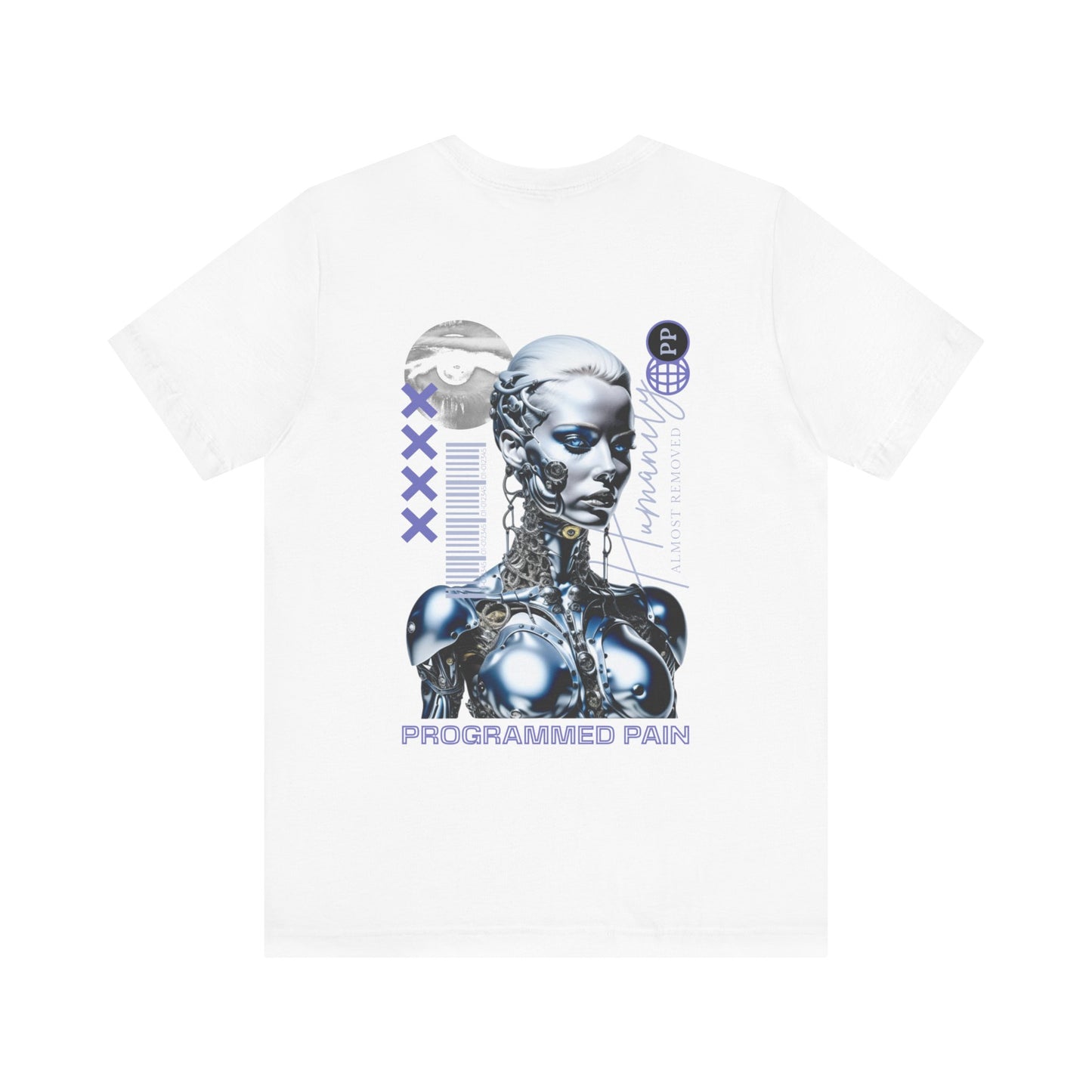 City Chaos Apparel Programmed Pain White T-Shirt