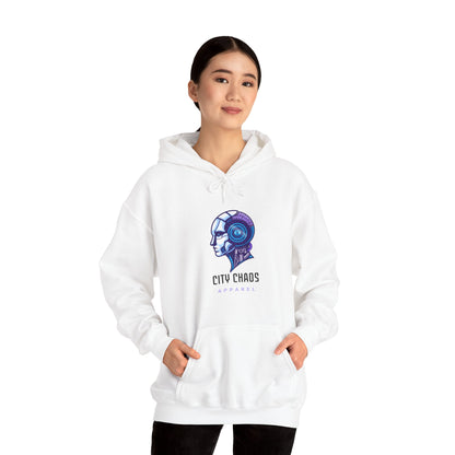 City Chaos Apparel Programmed Pain White Hoodie