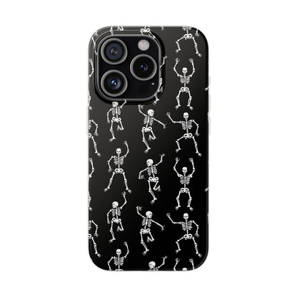 Halloween Skeletons Flexible Phone Cases – Compatible with iPhone 15, 14, 13, Pro, Pro Max & Plus