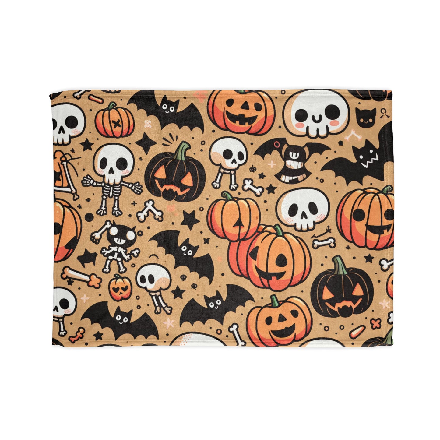 Skelly Snuggles Halloween Blanket