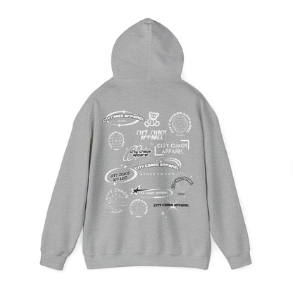 City Chaos Apparel Signature Sports Grey Hoodie