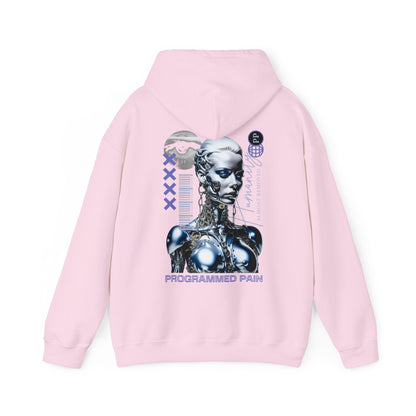 City Chaos Apparel Programmed Pain Light Pink Hoodie