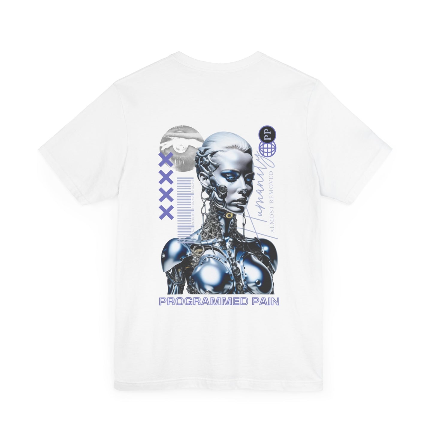 City Chaos Apparel Programmed Pain White T-Shirt