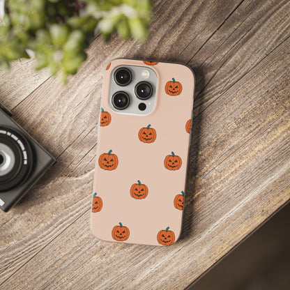 Pumpkin Flexible Phone Cases – Compatible with iPhone 15, 14, 13, Pro, Pro Max & Plus