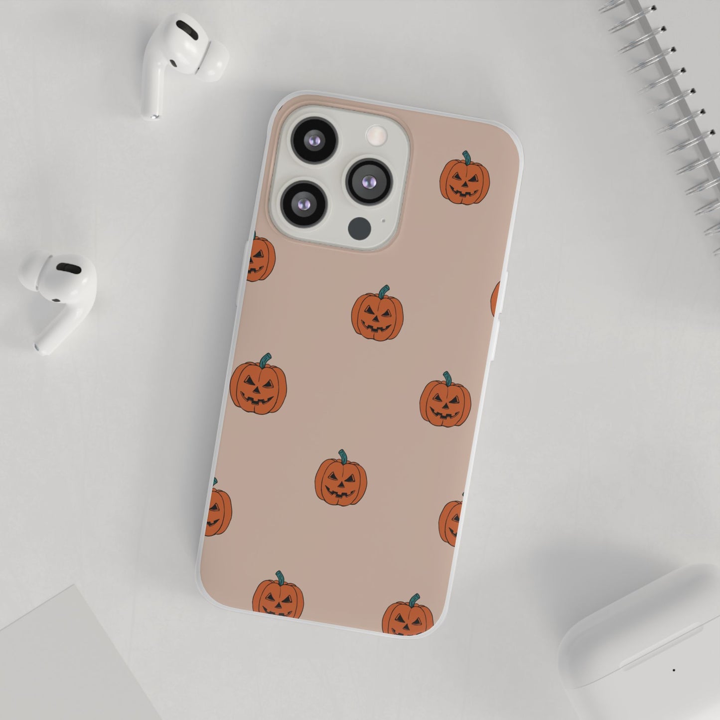 Pumpkin Flexible Phone Cases – Compatible with iPhone 15, 14, 13, Pro, Pro Max & Plus