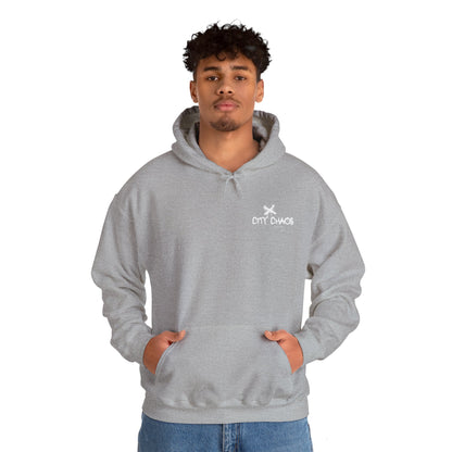 City Chaos Apparel Signature Sports Grey Hoodie