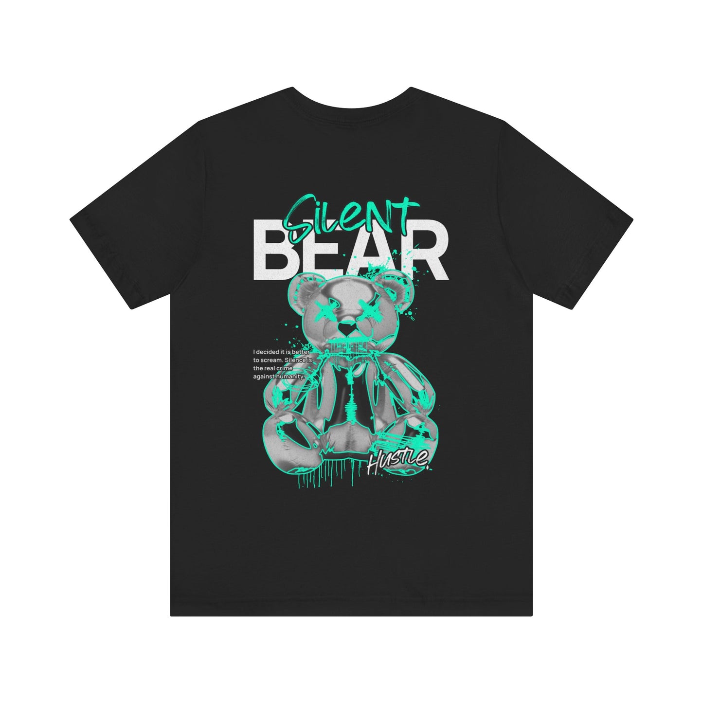 City Chaos Apparel Silent Bear Black T-Shirt