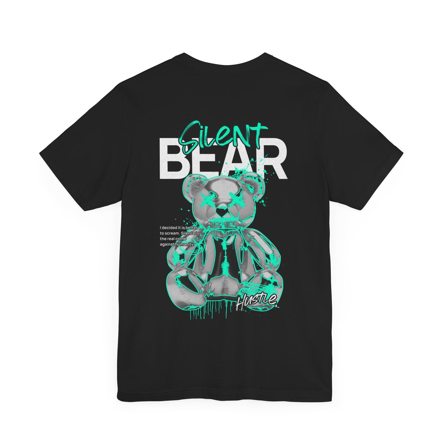 City Chaos Apparel Silent Bear Black T-Shirt