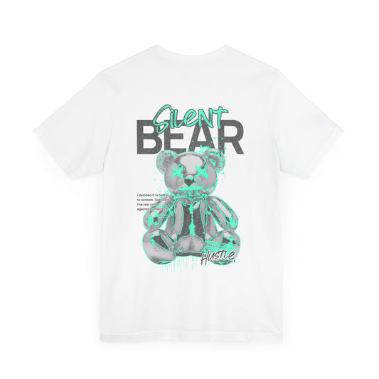 City Chaos Apparel Silent Bear White T-Shirt