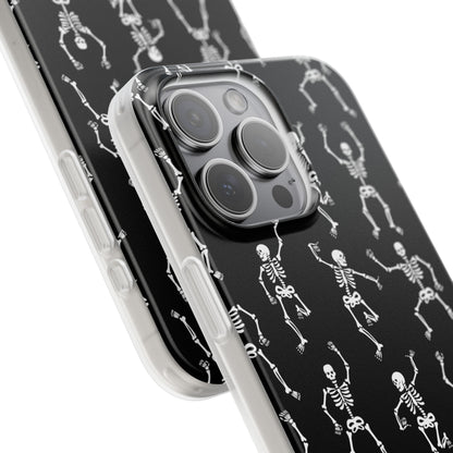 Halloween Skeletons Flexible Phone Cases – Compatible with iPhone 15, 14, 13, Pro, Pro Max & Plus