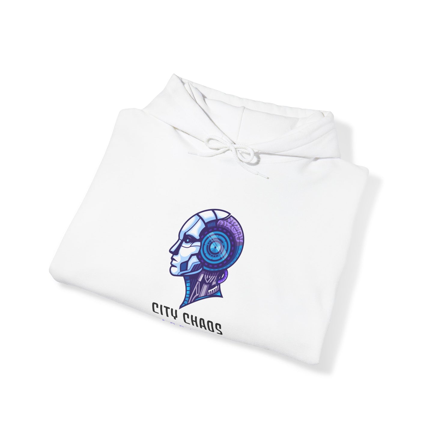 City Chaos Apparel Programmed Pain White Hoodie